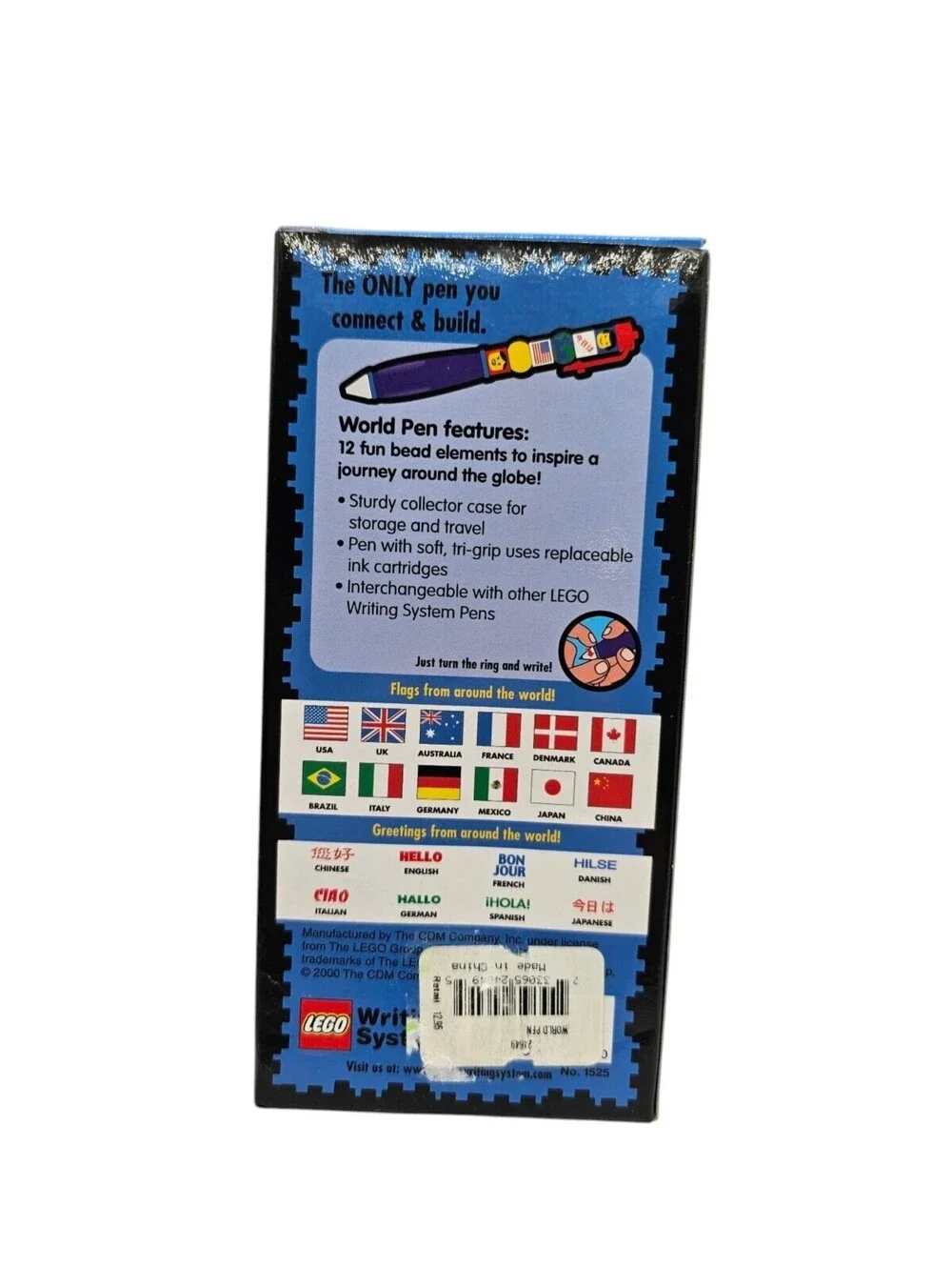 Rare LEGO Store Exclusive Writing System World Pen NEW